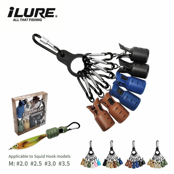 A set of fishing hooks and a lure bait protector kit including various sized hook models