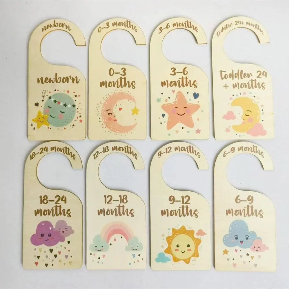 Wooden Baby Closet Dividers Set