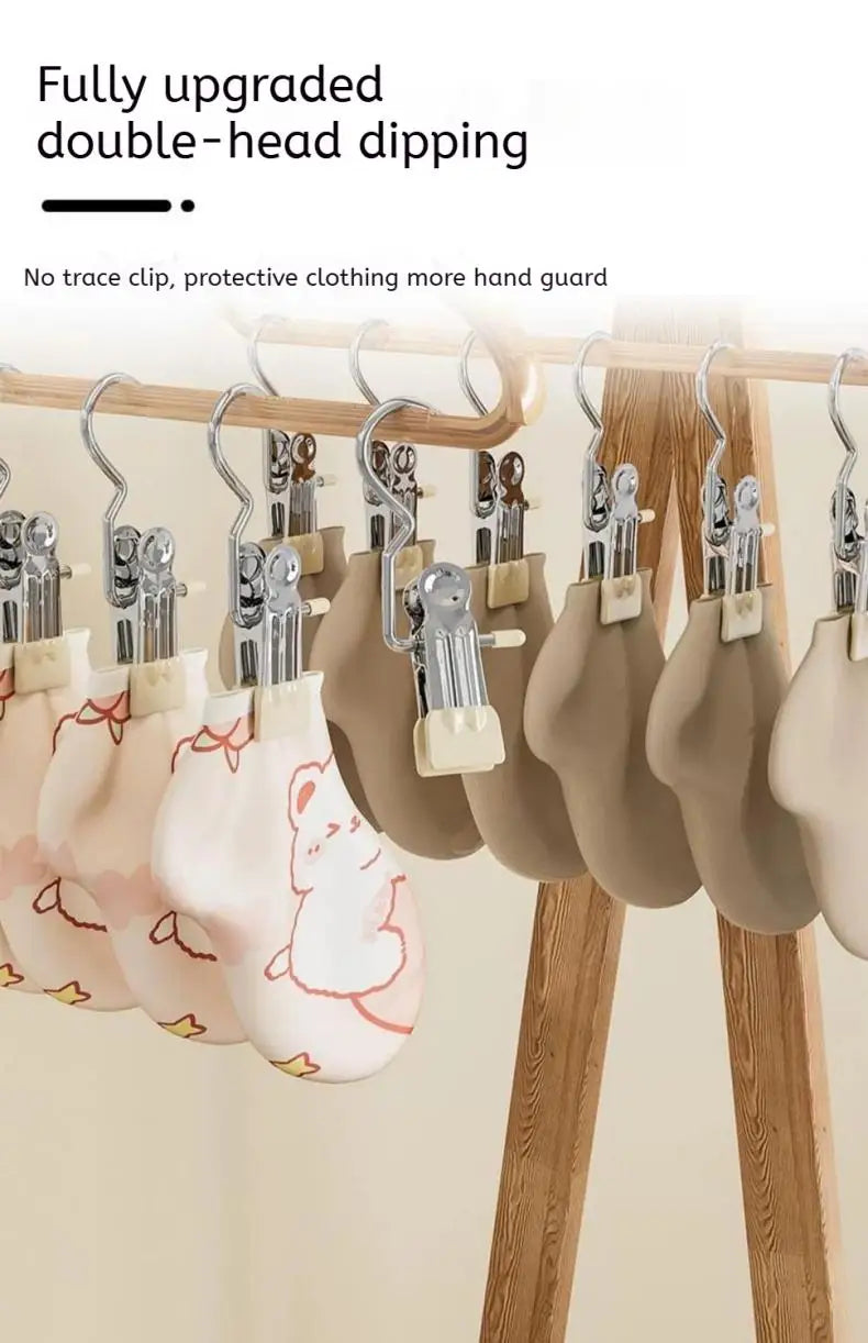 Stainless Steel Multi-function Clothespins for Clothes Organization