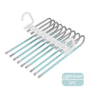 Stainless steel multi-layer hangers in light green color
