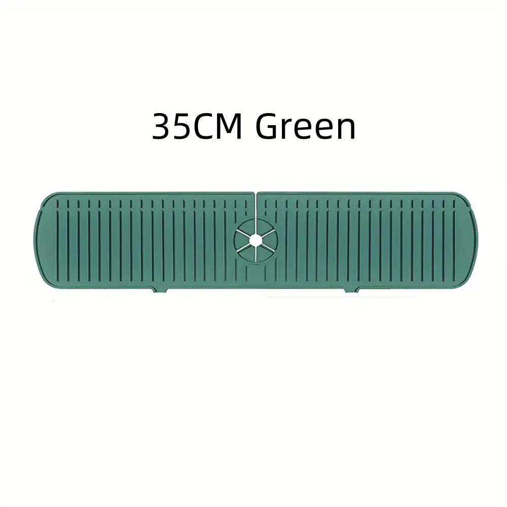 35cm grüne Silikon-Abflussmatte mit kreisförmigem Abflussloch