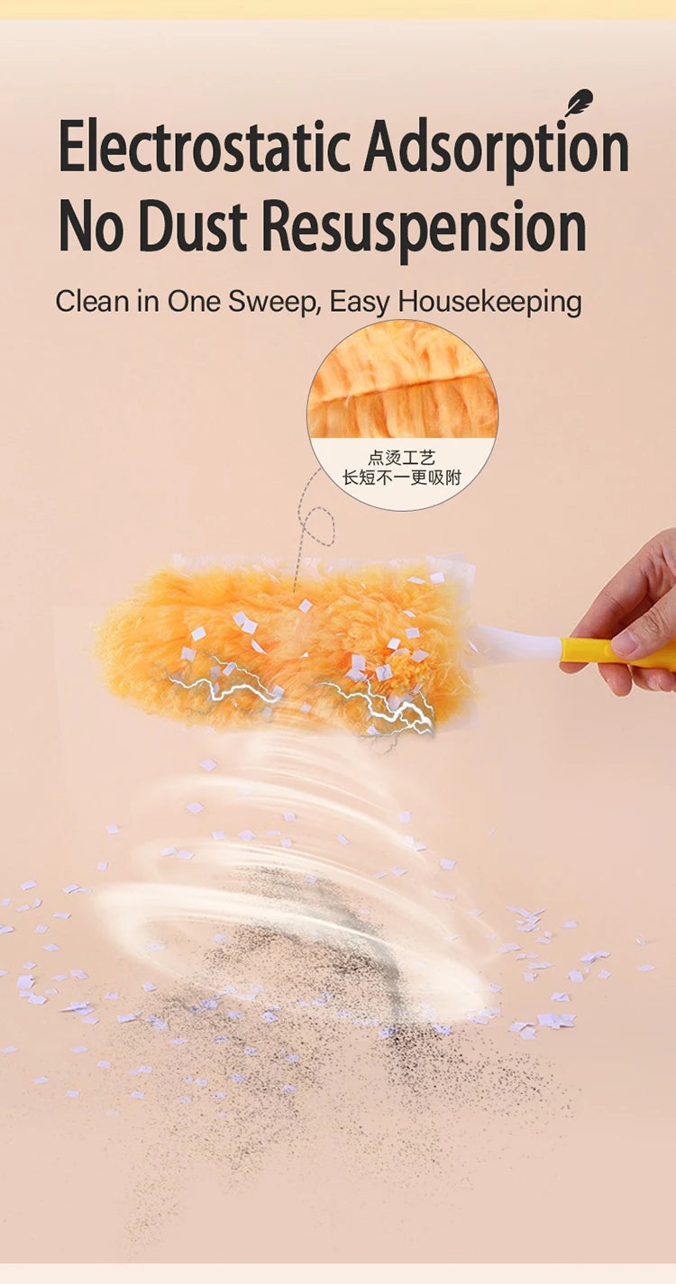 360° Electrostatic Duster for Spider Webs