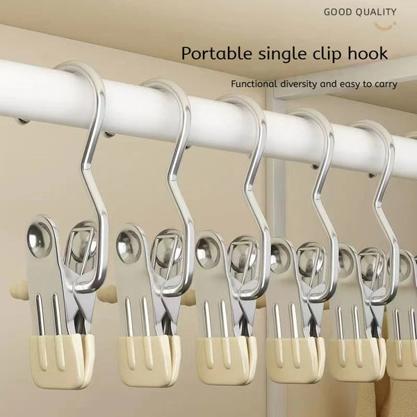 Stainless Steel Multi-function Clothespins for Clothes Organization