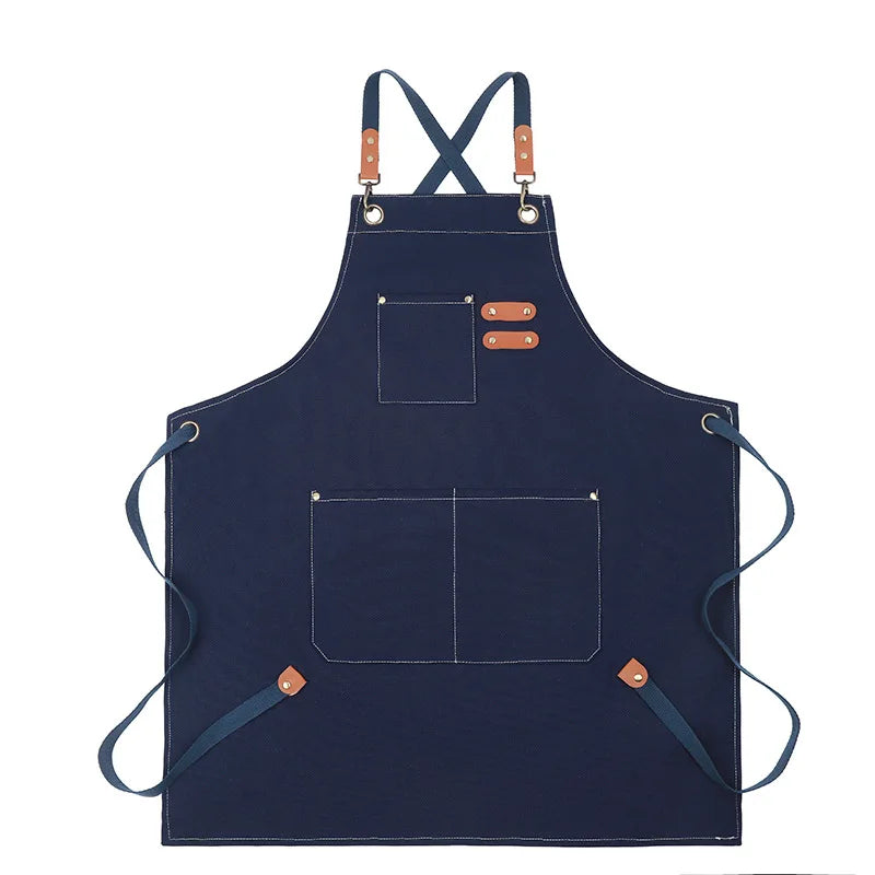 Durable Lightweight Kitchen Apron with Tool Pockets