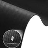 Close-up view of a black quick-dry bath mat featuring a herringbone anti-slip process.