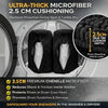 Ultra-thick microfiber shoe cushioning bags designed to protect shoes during washing and tumble drying.