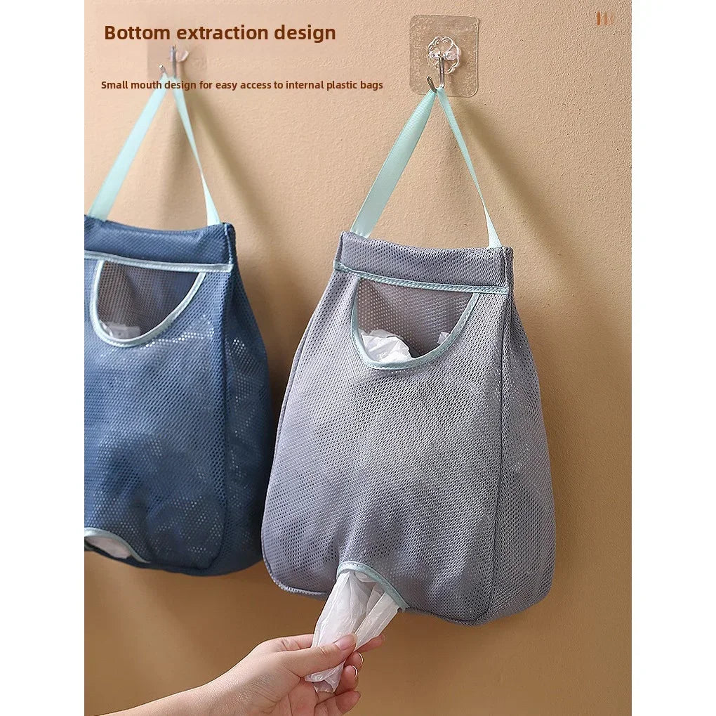 Wall Mounted Garbage Bag Storage Organizer