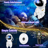 Astronaut Galaxy Projector Night Light showing a white astronaut figure and glowing blue stars