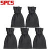 Black outdoor faucet cover designed for winter freeze protection