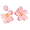 Pair of pink magnetic fridge seal clips used for securing food and bags