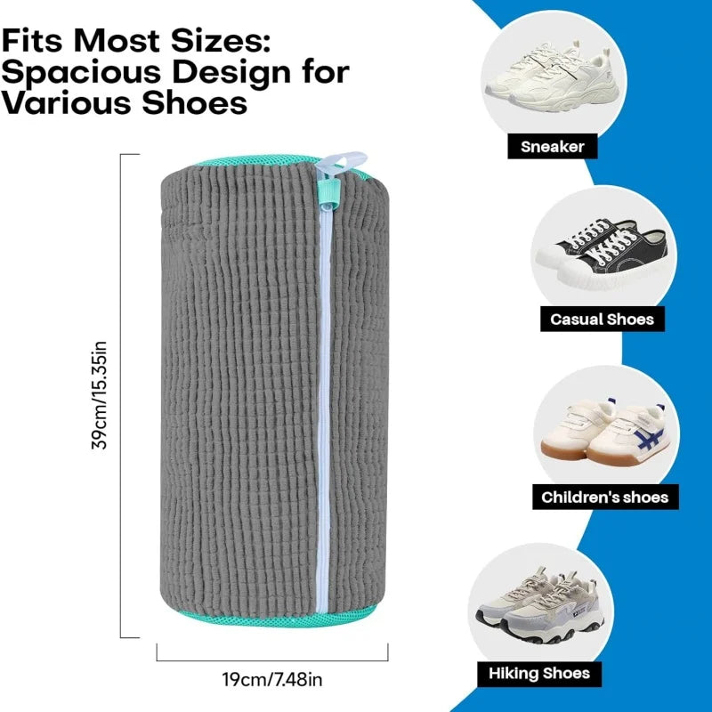 Reusable Shoe Cleaning Bags for Laundry