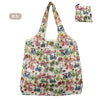 Wiederverwendbare Tasche mit Fahrradmustern in bunten Designs.