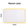 White ironing protection mesh pad with yellow trim, measuring 40cm by 60cm.
