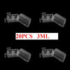 A set of twenty peptide storage cases with 3ml capacity shown in various angles.