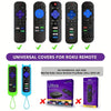 Universal covers for Roku remote including multiple black and green options