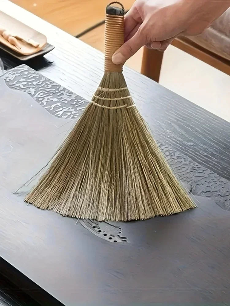 Handmade Natural Grass Broom for Surface Cleaning