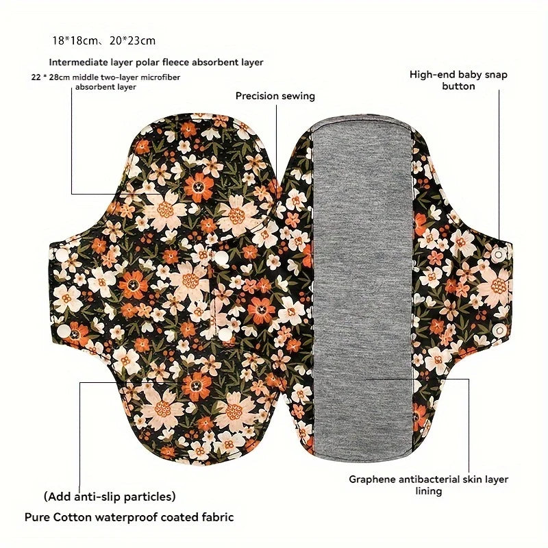 Reusable Graphene Sanitary Pads Set