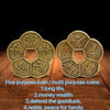 Five purpose coins made of traditional copper for various blessings like long life wealth and peace