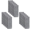 A set of reusable microfiber mop pad refills for spray mops, shown in a vertical arrangement.