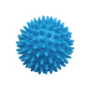 A sphere of blue reusable laundry balls used for cleaning clothes and machines.