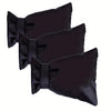 Black reusable insulated faucet cover for outdoor use