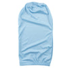 Light blue satin hair bonnet for dreadlocks and braids