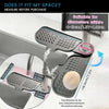 A silicone sink splash guard mat is shown with various sized silicone inserts for different diameters.