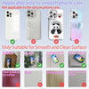 A set of phone mounts designed for smooth and clean surfaces including mirror, glass, ceramic tile, white board, and wood sur