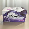 Box of Lavender tumble dryer sheets with purple and white design