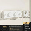 White double rope and rope clamp set for drying laundry with high-strength steel wire
