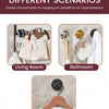 Stainless steel suction cup towel rack hooks for hanging in living room, bathroom, and bedroom