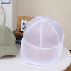 White mesh reusable laundry bag designed to protect hats