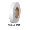 Rollo de cinta de dobladillo para coser tela de refuerzo blanca, con un ancho de 2.0 cm
