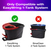 Replacement mop heads for a EasyWring 1-Tank System and a RinseClean 2-Tank System.