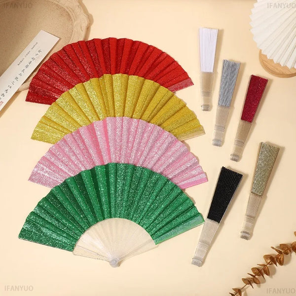 Sequin Folding Hand Fan