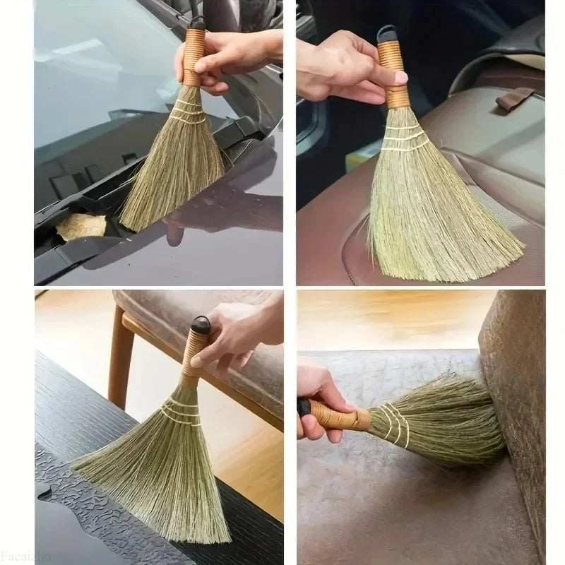 Handmade Natural Grass Broom for Surface Cleaning