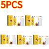 A set of five professional tile stone crack repair kits displayed in various packaging and components.
